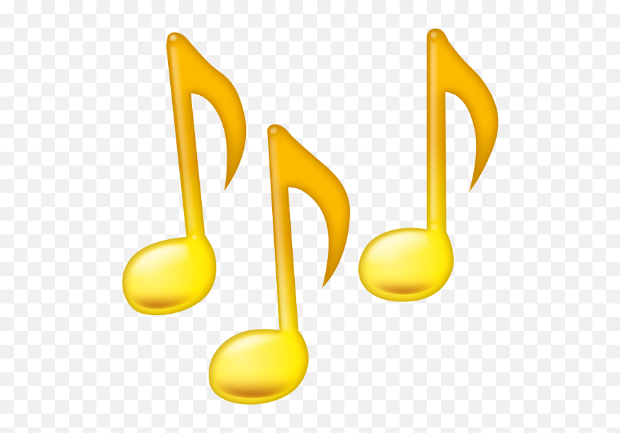 Emoji Note Music - Yellow Colourful Music Note,Music Note Emoji