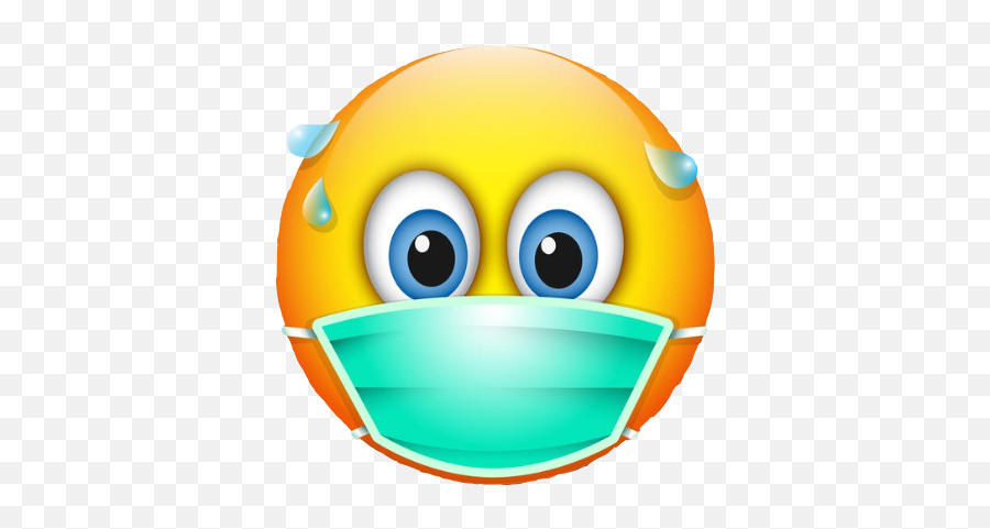 Emoji Coronavirus Sick Mask Sticker - Unique Smiley,Mask Emoji