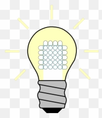 Incandescent Light Bulb Led Lamp - emitting Diode Clipart Emoji