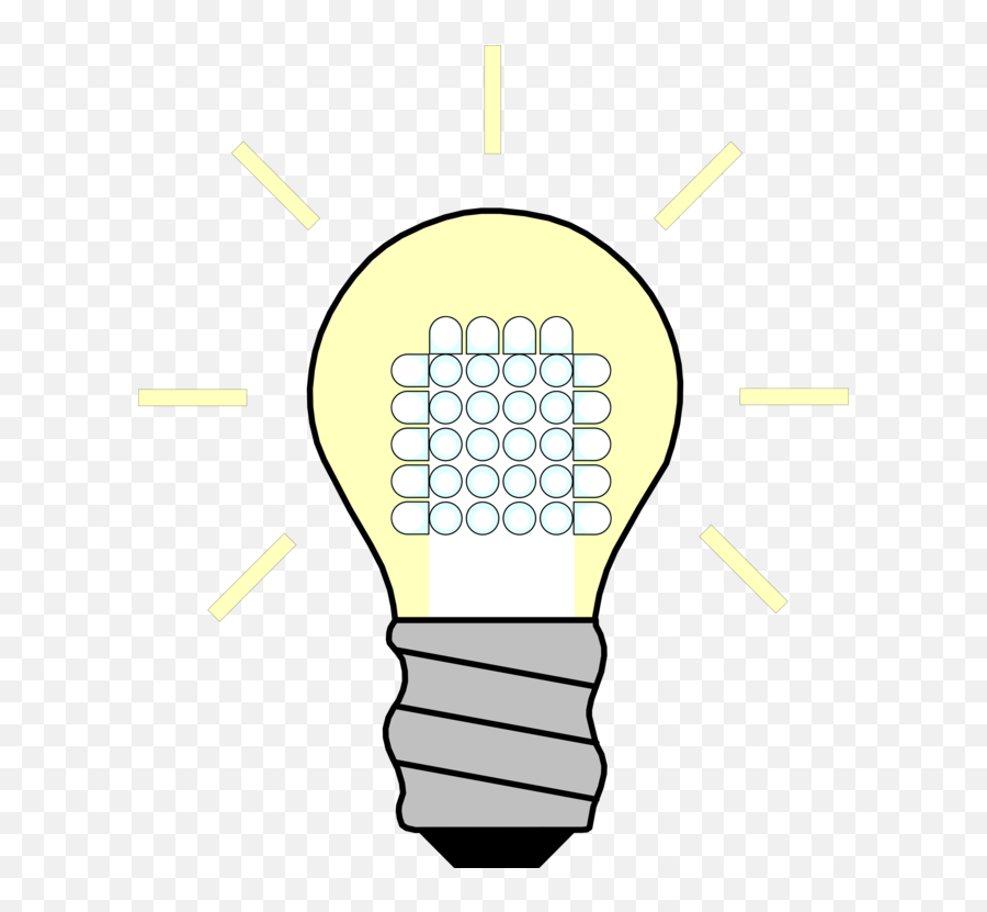 Incandescent Light Bulb Led Lamp Light - Emitting Diode Led Light Bulb Clipart Emoji,Lamp Emoji