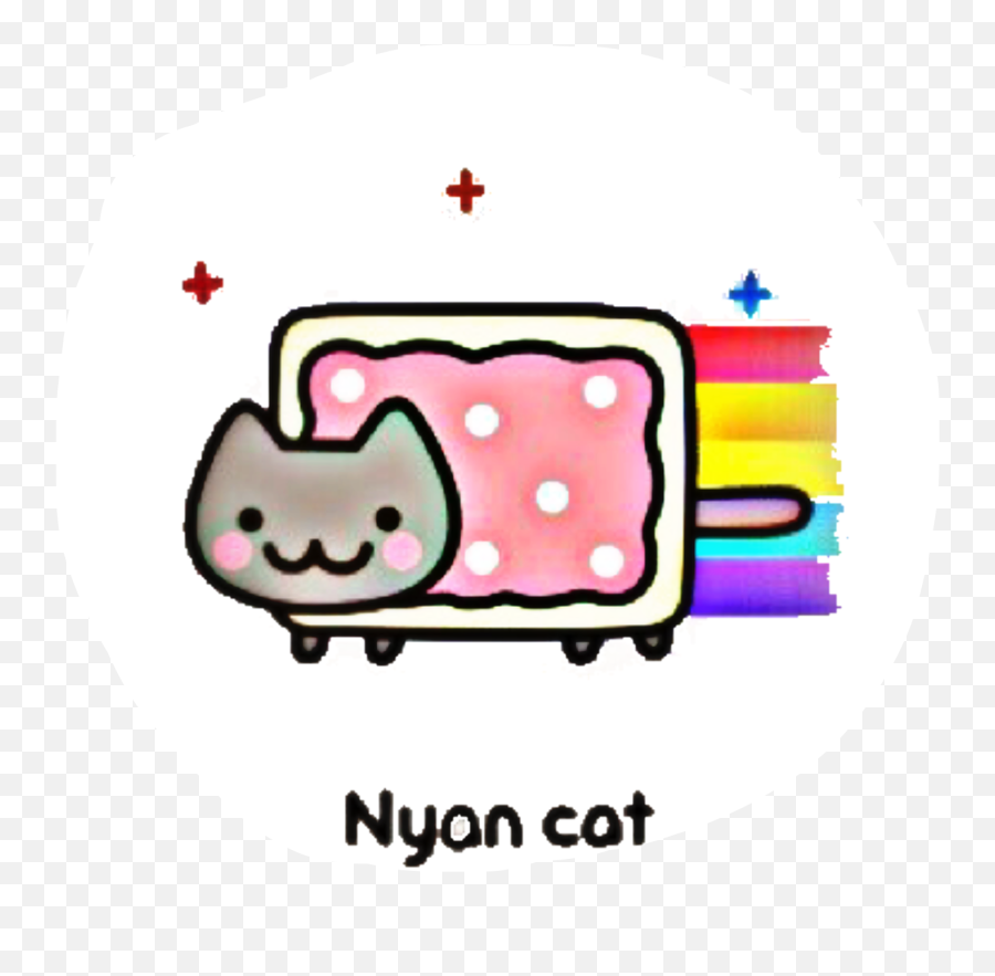 Nyancat Pusheen Sticker - Pusheen Cat Nyan Cat Emoji,Nyan Cat Emoji