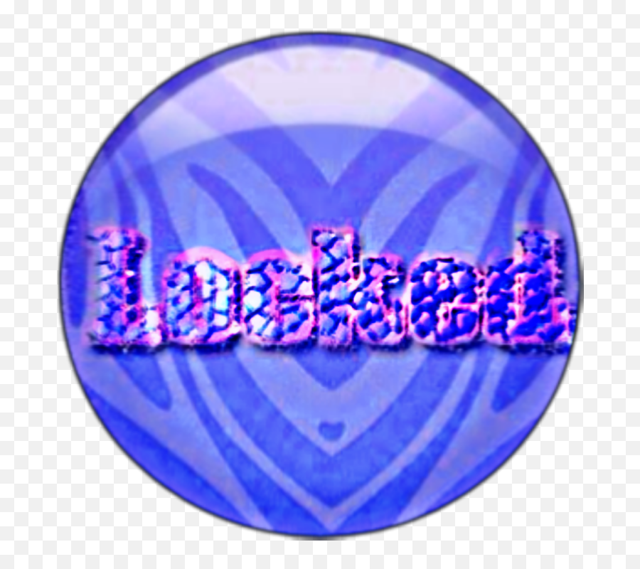 Locked Lock Purple Pink Blue Circle Sticker By Danielle - Language Emoji,Locked Emoji