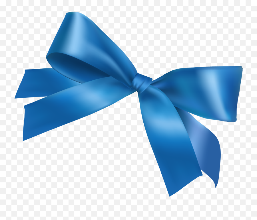 Blue Bow Tie Png Download - Transparent Blue Bow Clip Art Emoji,Blue Ribbon Emoji