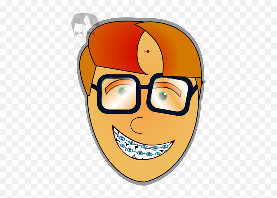 Nerd Guy Png Svg Clip Art For Web - Download Clip Art Png Red Head Nerd Emoji,Emoji Glasses Nerd