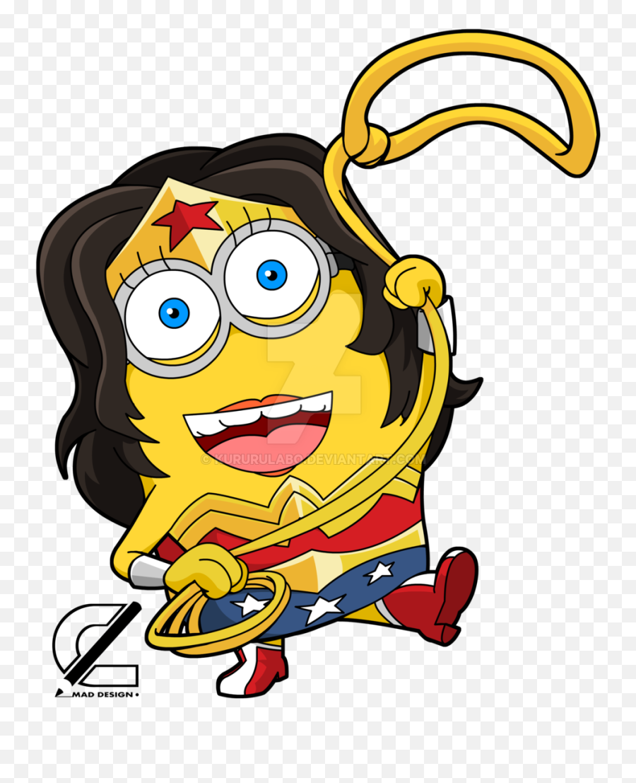 Wonder Woman - Minion Wonder Woman Emoji,Wonder Woman Emoticon