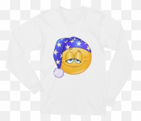 Good Night Emoji Long Sleeve T - Hd