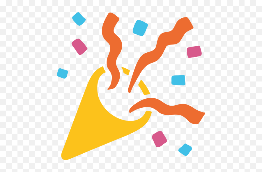 Party Popper Emoji - Party Popper Cartoon Png,Celebration Emoji