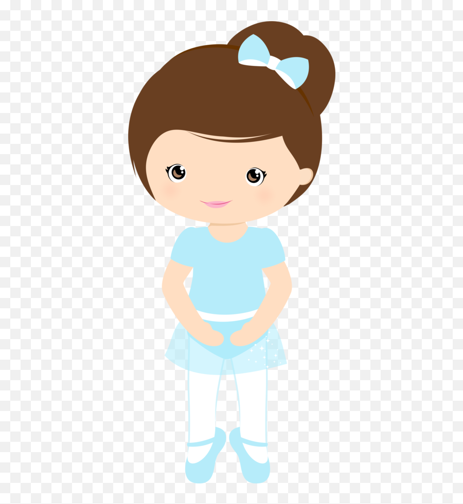 Dancer Clipart Child Dancer Child - Bailarina Azul Desenho Png Emoji,Male Dancer Emoji