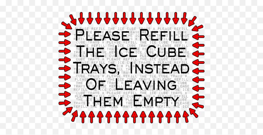 Ice Cube Note - Refill Ice Cube Tray Emoji,Ice Cube Emoji