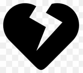 Heart Broken Symbol Icons - Simbolo De Corazon Roto Emoji