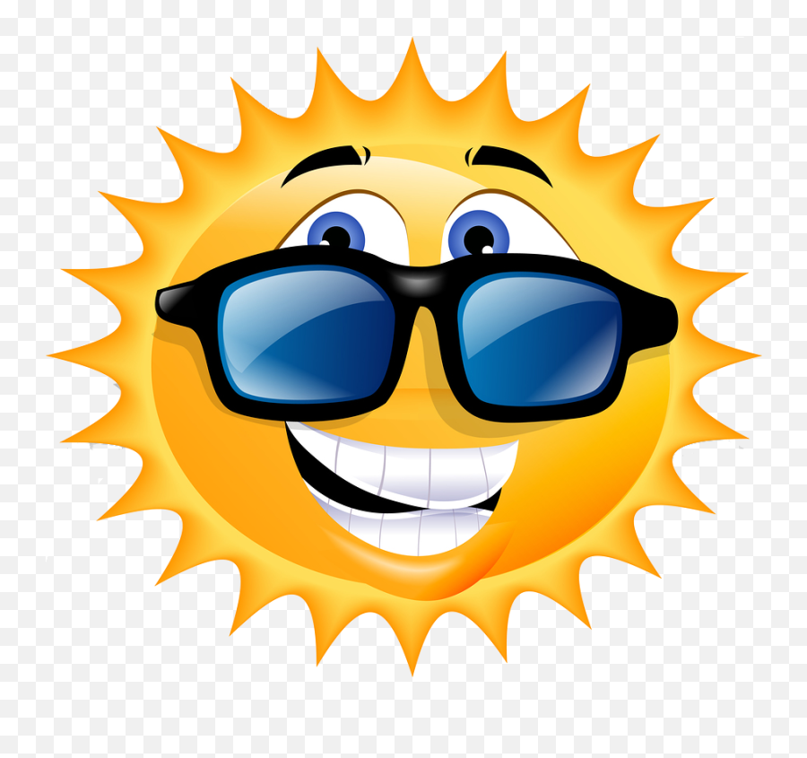 The Pub Club Gathering - Cartoon Sun With Sunglasses Emoji,I Don't Know Emoticon