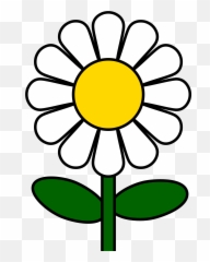 Sun Flower Clipart Black And White - Daisy Clip Art Emoji,Flower Emoji Copy And Paste