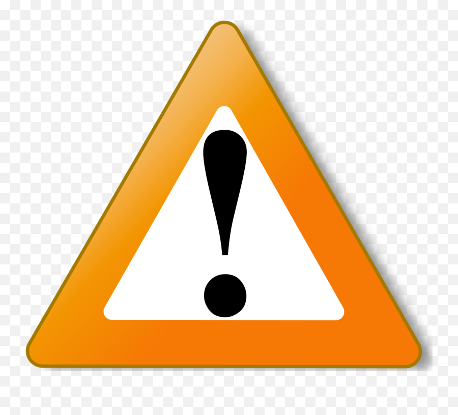 Ambox Warning Orange - Caution Sign Png Gif Emoji,Clean Emoji