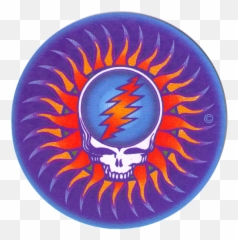 Steal Your Face Sun - Steal Your Face Sun Emoji,Grateful Dead Emoji