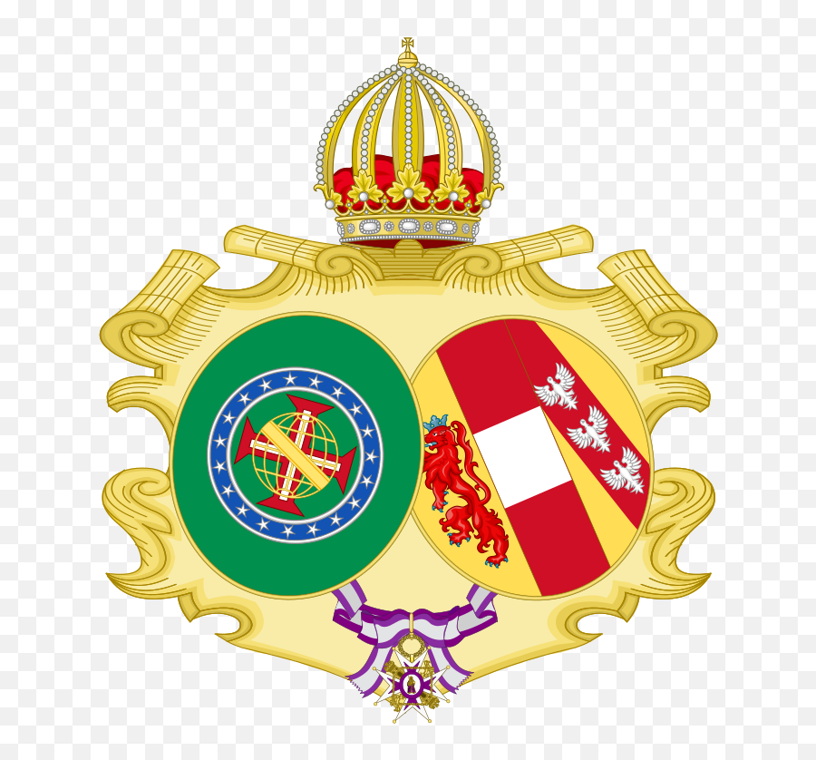 Coat Of Arms Of Maria Leopoldina Of Austria Empress Of - Empress Elisabeth Coat Of Arms Emoji,Portugal Flag Emoji