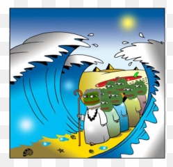 Pin On Pepe - Moses Crossing The Red Sea Cartoon Emoji,Pepe Emoji