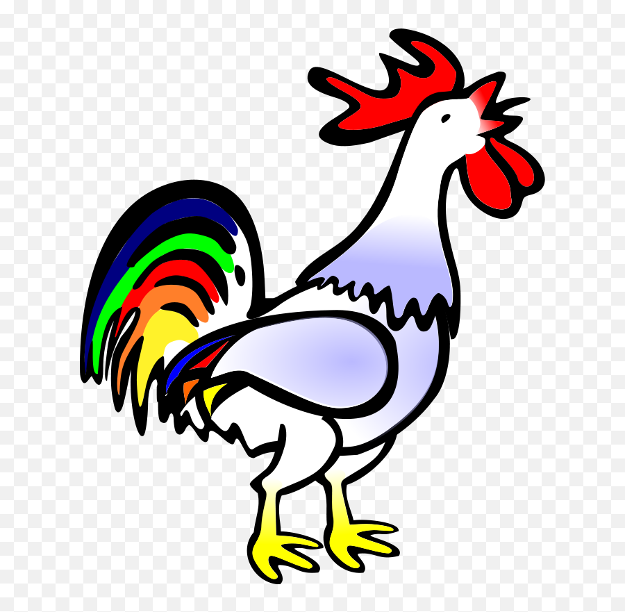 Rooster Free Clip Art Clipart 3 - Rooster Free Clipart Emoji,Rooster Emoji