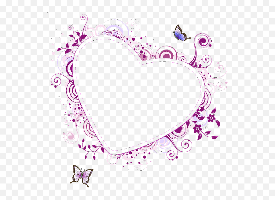 Imagen Relacionada - Transparent Background Purple Heart Emoji,Emoji Border