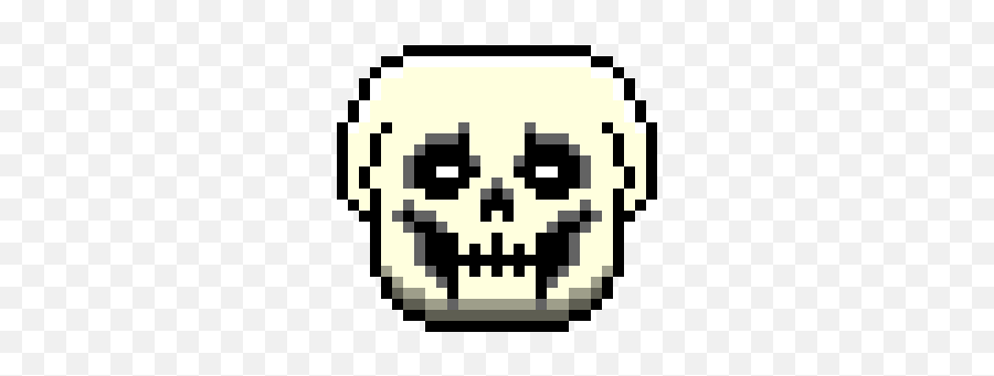 Skull Pixel Art Maker - Polandball Pixel Art Emoji,Skull Emoticon
