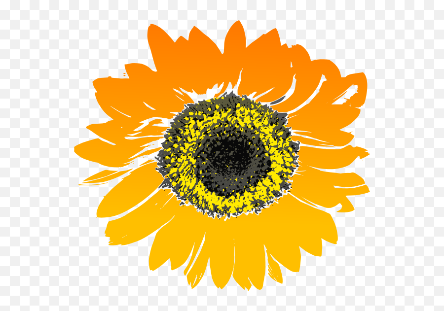 Sunflower - Sunflower Graphic Emoji,Flower Emoticon