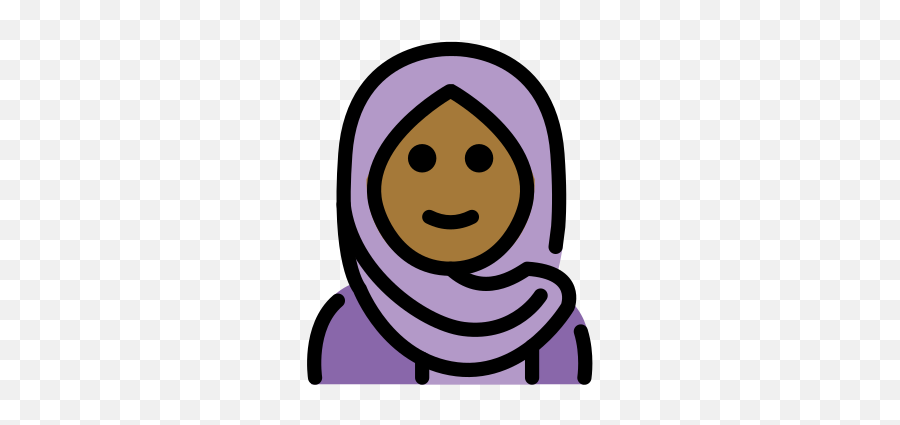 Woman With Headscarf Medium - Dark Skin Tone Emoji Clip Art,Black Woman Emoji