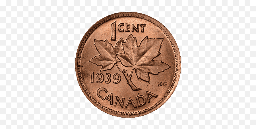 Canadian Coin - Canadian Penny Transparent Background Emoji,Penny Emoji