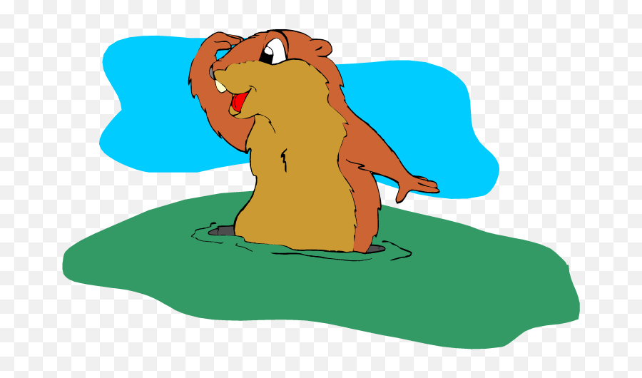 Manatee Clipart Animated Manatee - Groundhog Day Clip Art Emoji,Groundhog Emoji
