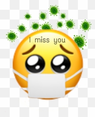 Corona Missyou Lonleylife Sticker - Emoji Nurse