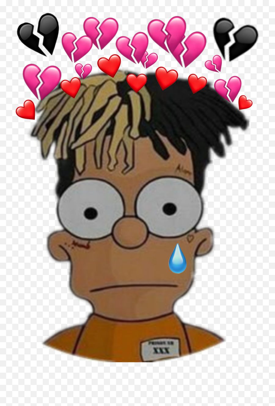 Xxxtentacion Bart Simpson Sad Supreme - Bart Simpson Sad Trap Emoji,Xxxtentacion Emoji