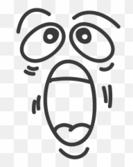 Yelling Emoticon Face Cartoon - Dibujo De No Gritar Emoji,Yelling Emoji