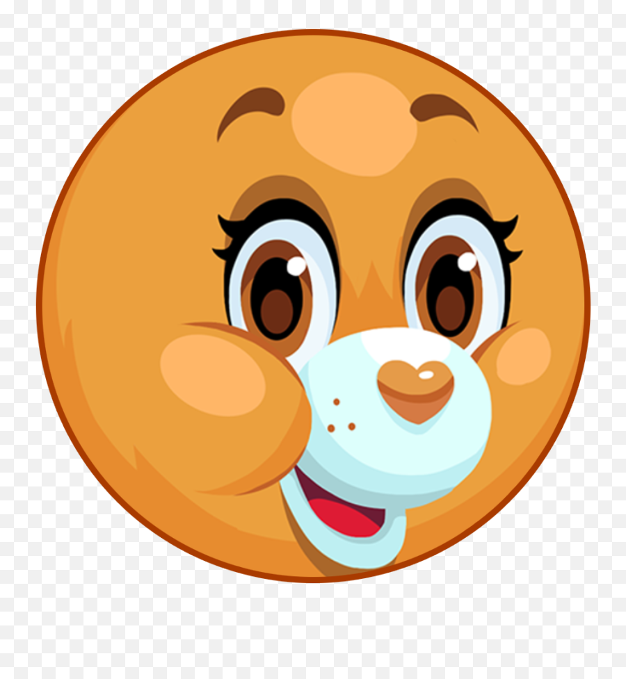 Download Emoticon Smiley Slitherio Agario Bear Tenderheart - Tender Heart Bear Face Clipart Emoji,Bear Emoticon