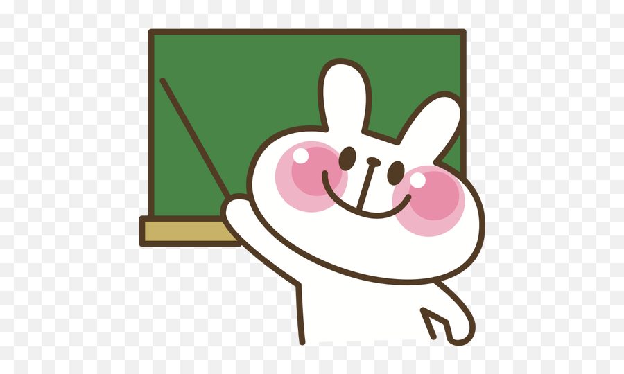 Rabbit Teacher - Teacher Emoji,Bunny Ears Emoji