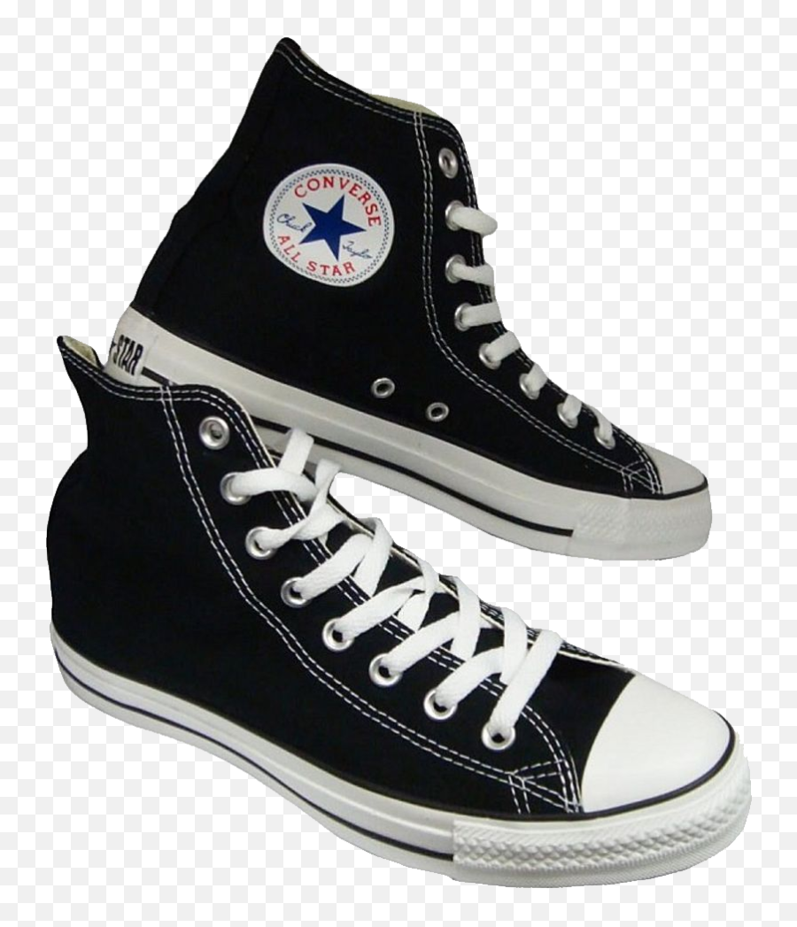 Converse Shoes Png - Black High Top Converse Png Emoji,Emoji Converse Shoes