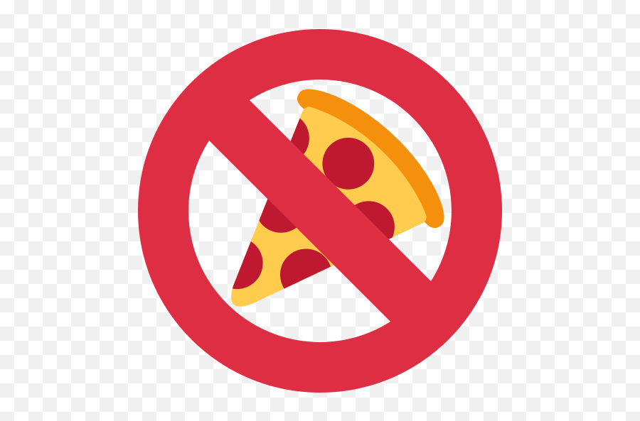 No Pizza For Transphobes - Circle Emoji,Pizza Emoji