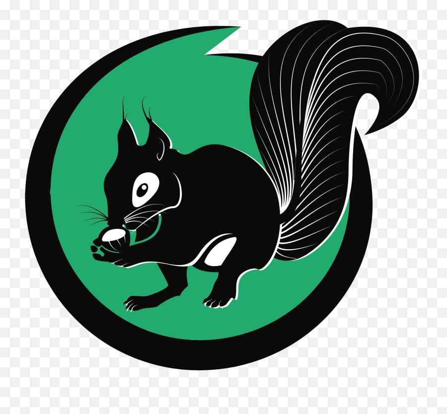 Squirrel Clip Art Vector Graphics Openclipart Logo - Logo Gambar Tupai Keren Emoji,Pokeball Emoji