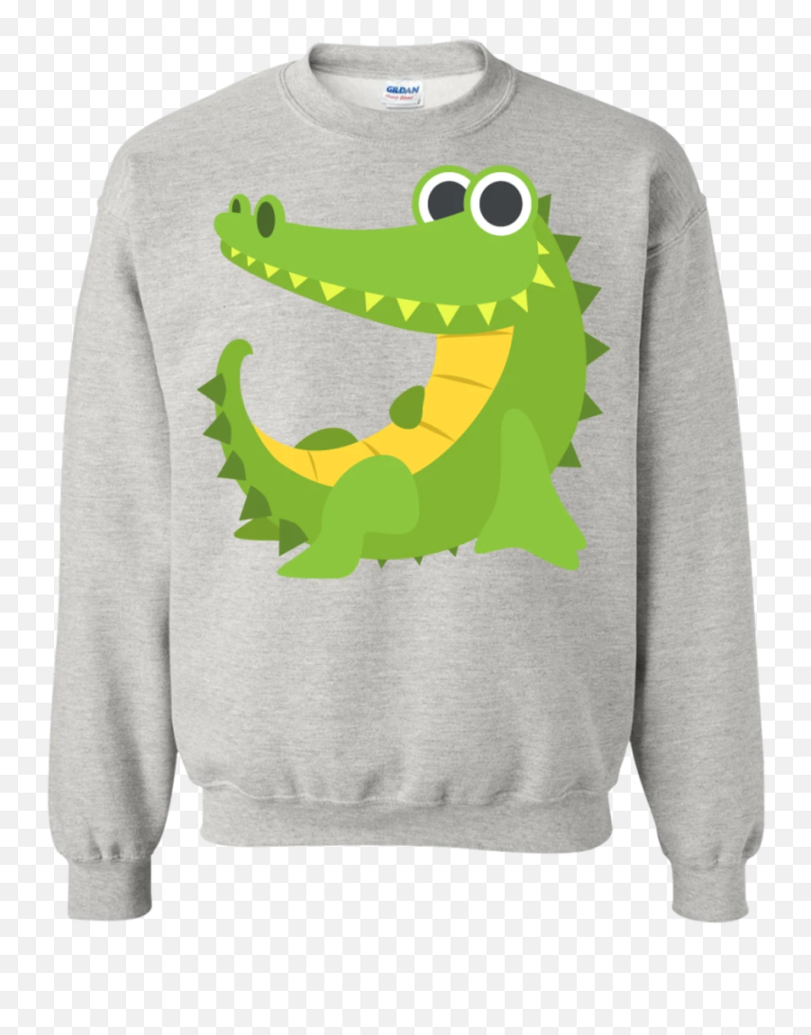 Sexy Crocodile Emoji Sweatshirt - Ugly Christmas Sweat Defender,Crocodile Emoji