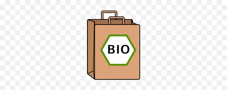 Organic Bag Vector Drawing - Bio Rysunek Emoji,Grocery Bag Emoji