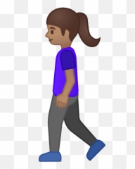 Woman Walking Emoji With Medium Skin Tone Meaning -