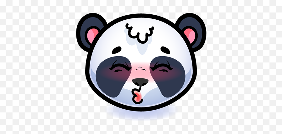Emotion Panda Sticker - Panda Sticker Emoji,Panda Emoji Iphone