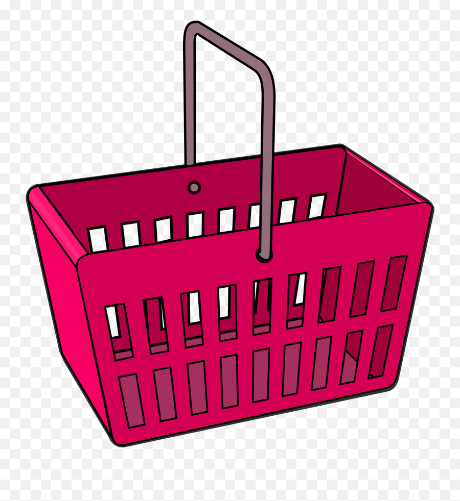 Openclipartorg Basket - Shopping Basket Cart Clipart Emoji,Basket Emoji