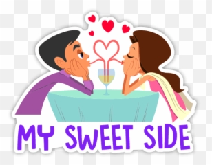 Couple Mushy Stickers - Surface Area Coloring Worksheet Emoji,Laying Emoji