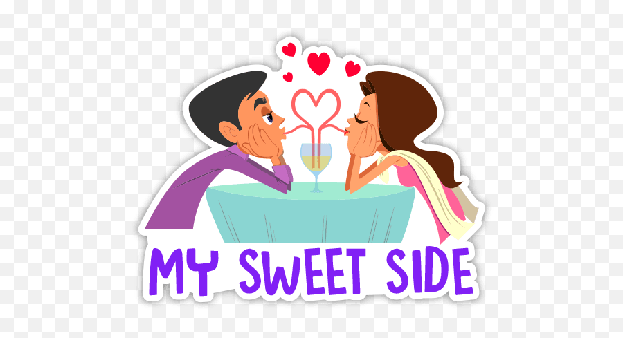 Couple Mushy Stickers - Surface Area Coloring Worksheet Emoji,Laying Emoji