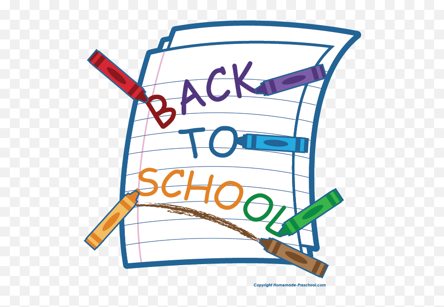 Free Back To School Clipart 2 - Preschool Clip Art Back To School Emoji,Back To School Emoji