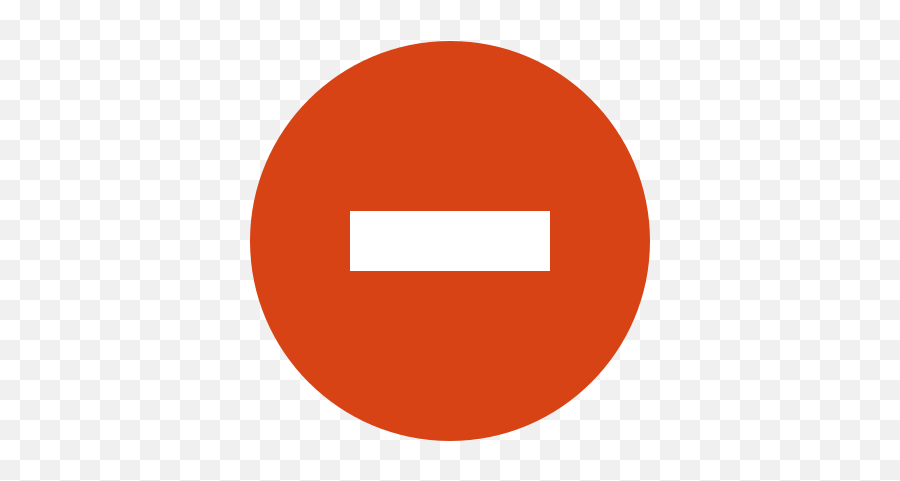 No Entry Icon - Circle Emoji,No Entry Sign Emoji