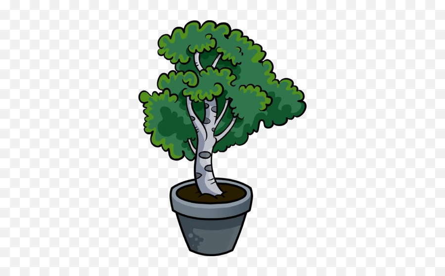 Potted Tree Club Penguin Wiki Fandom - Flower Pot Emoji,Potted Plant Emoji