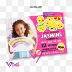Invitations - Girl Emoji