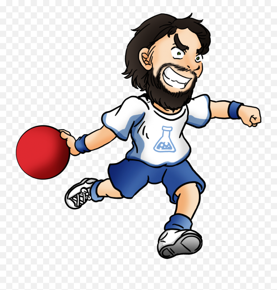 Dodgeball Clip Cartoon - Cartoon Person Throwing A Dodgeball Clipart Dodgeball Png Emoji,Throwing Stars Emoji