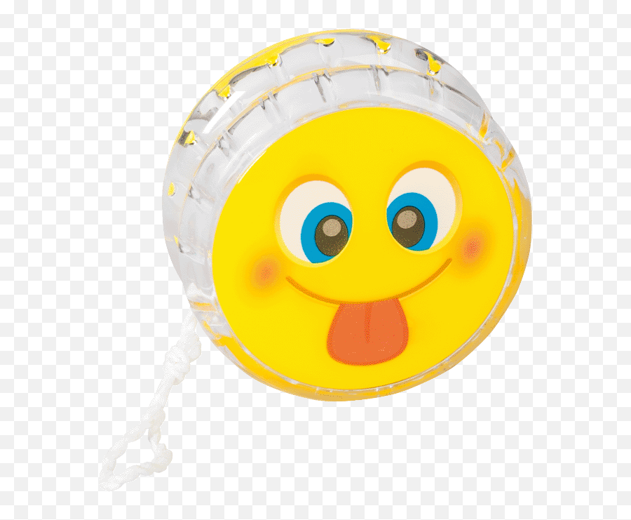Yoyo 6 X 3 Cm Happy Gelb Brunnen - Baby Toys Emoji,Yoyo Emoticon