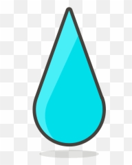 Droplet Emoji Clipart - Icone Goutte Eau