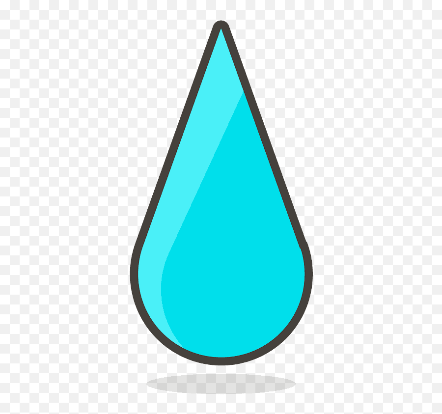 Droplet Emoji Clipart - Icone Goutte D Eau,Sweat Drop Emoji